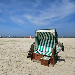 Ferienhaus Oll Smee 9 - Huus Twee mit eingezäunten Garten, Weitblick, Kamin und Strandkorb